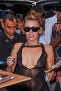 Miley Cyrus in see  through